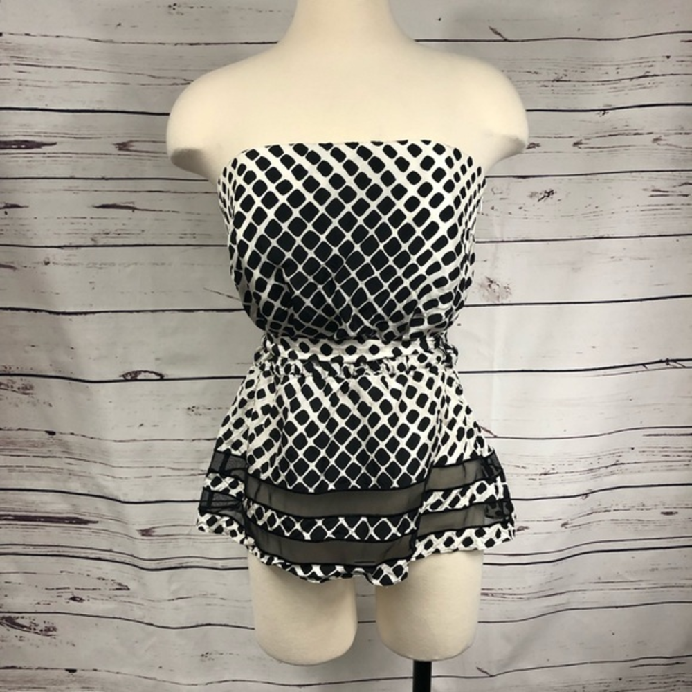 WHBM Printed‎ Tube Top